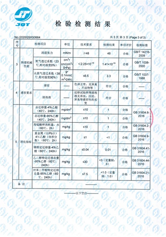 检验证书